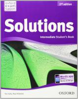 Solutions (2nd edition) Intermediate: Student's Book