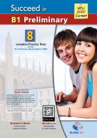 PET Practice Tests 2020 [Succeed]: SB (8 tests)+CD+Key