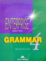 Enterprise 4 Grammar Student's Book
