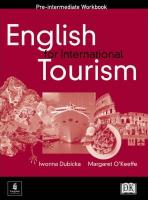 English for International Tourism Pre-Intermediate: Workbook / Рабочая тетрадь