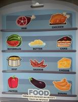 Food - Набор для изучения английского языка на липучках