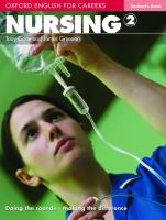 Oxford English for Careers: Nursing 2 Student's Book