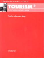Oxford English for Careers: Tourism 1: Teacher's Resource Book / Книга для учителя