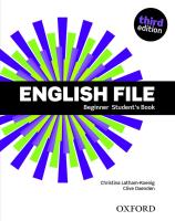 English File (3rd edition) Beginner Student's Book