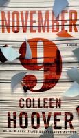 November 9: A Novel / Colleen Hoover