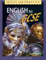 English to GCSE