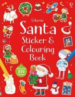 Santa Sticker and Colouring Book