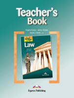 Career Paths: Law: Teacher's Book