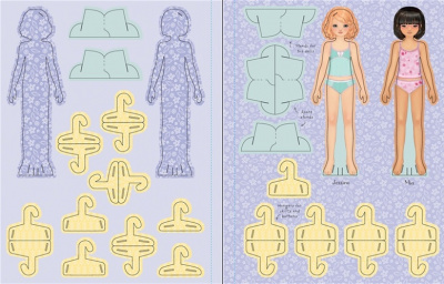 Press-out paper dolls