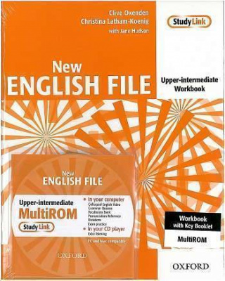 New English File Upper-Intermediate Workbook + MultiROM + Key Рабочая тетрадь + диск + ответы