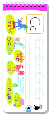 Многоразовые прописи на пружинке. Первые английские слова