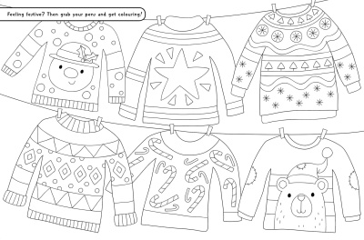 Christmas Jumper Colouring Book